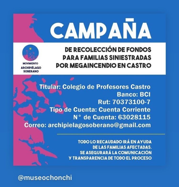 campaña de ayuda chiloe donar