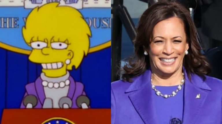 Lisa Simpson Kamala Harris Montaje Imagenes Falsas Escenas Predijeron Predicciones Supuestas