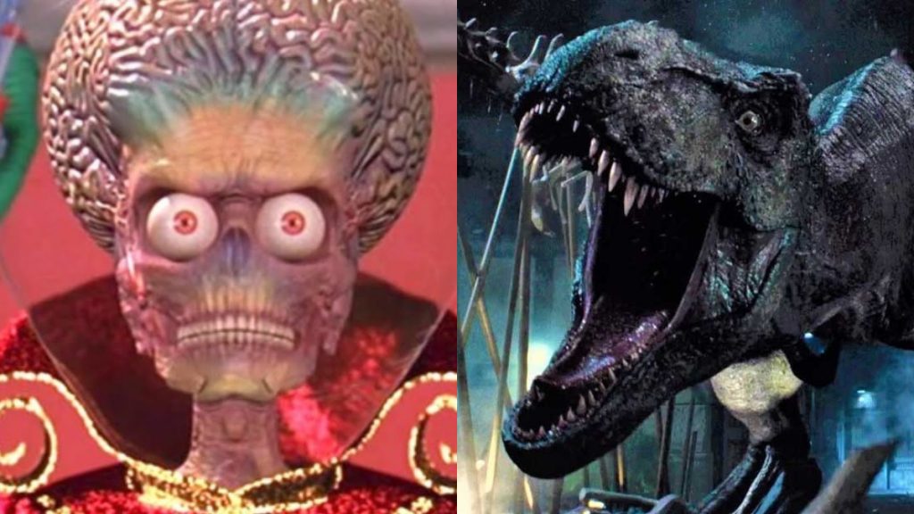 Mars Attack Marcianos Al Ataque Dinousaurios Jurassic Park