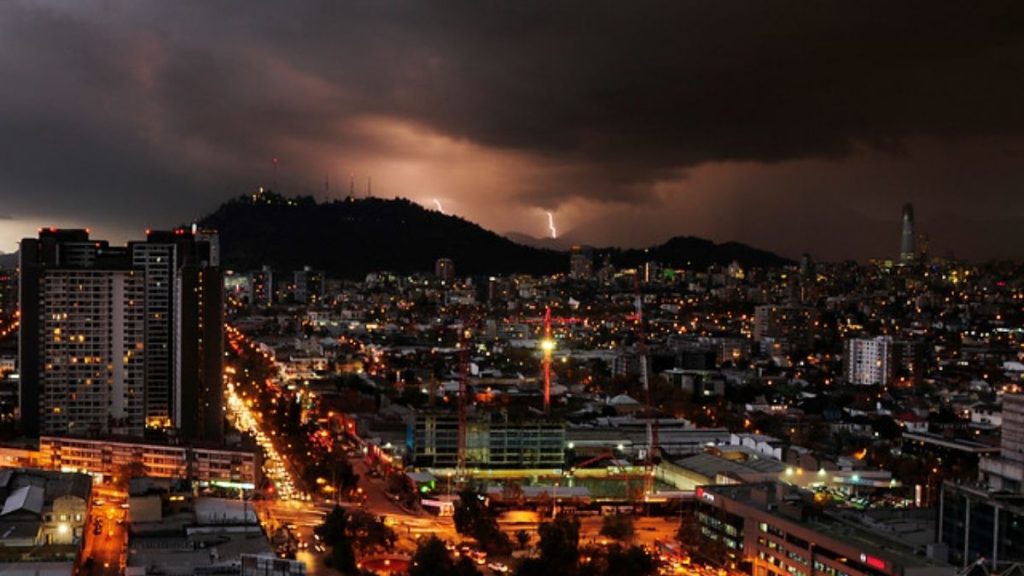 tormentas eléctricas región metropolitana