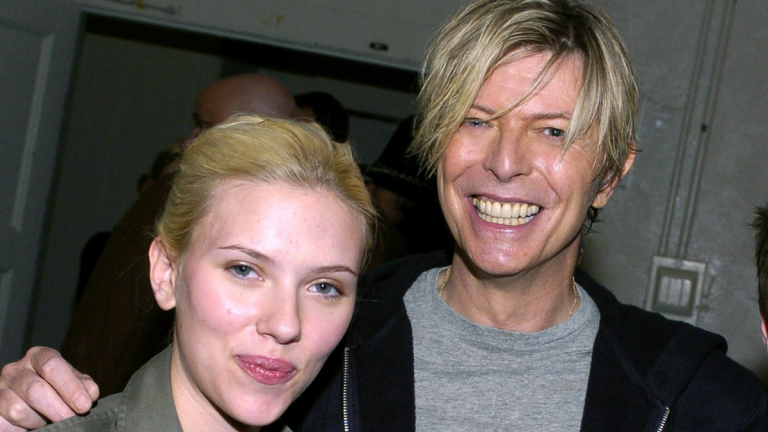 David Bowie y Scarlett Johansson