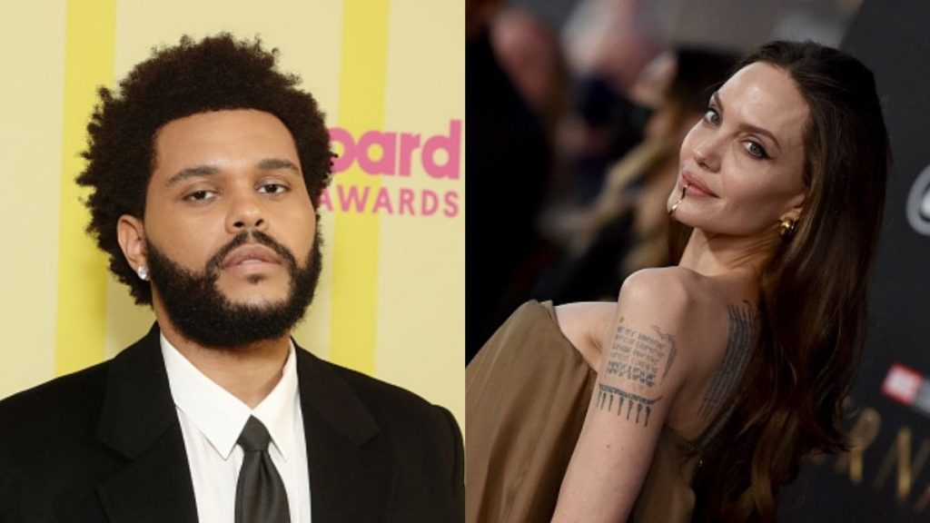 The Weeknd Angelina Jolie
