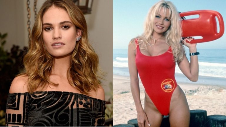 Lily James Pamela Anderson