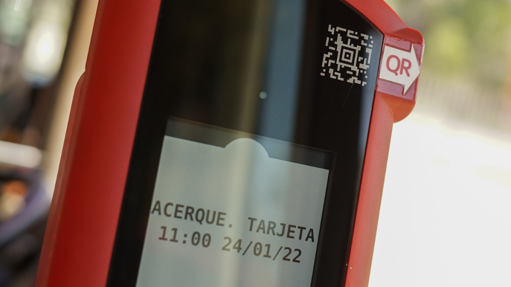 Transporte pagar con celular