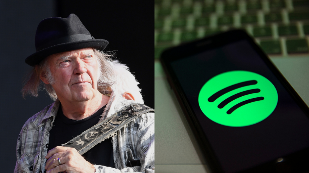 Neil Young Spotify Joe Rogan