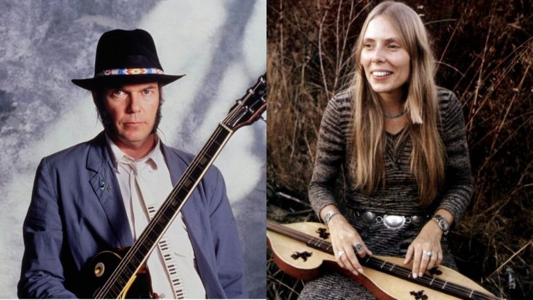 Neil Young y Joni Mitchell