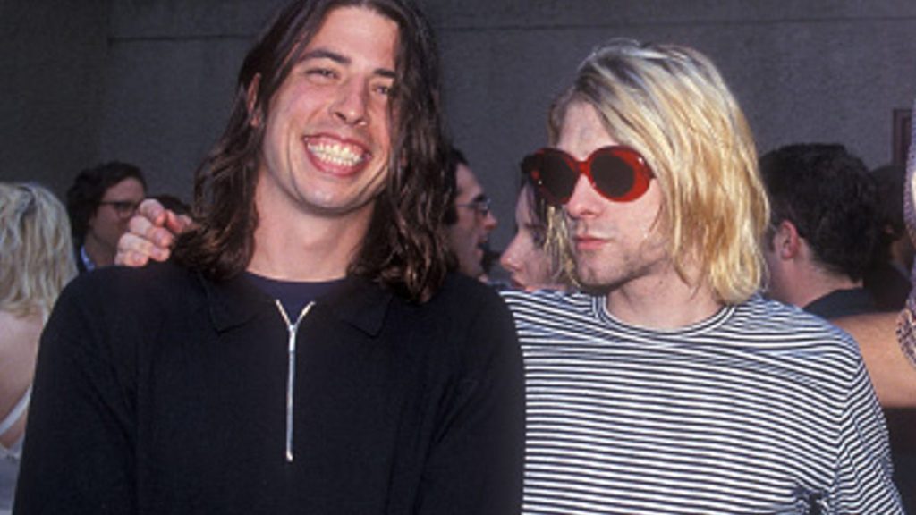 Dave Grohl y Kurt Cobain
