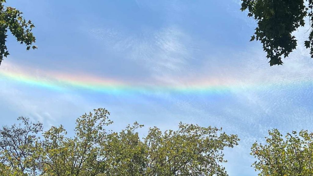 Arcoiris En Santiago Por Que Aparecio Sin Lluvia Fenomeno