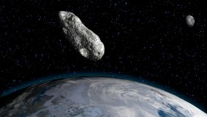Asteroide Pasa Cerca Del Planeta Tierra