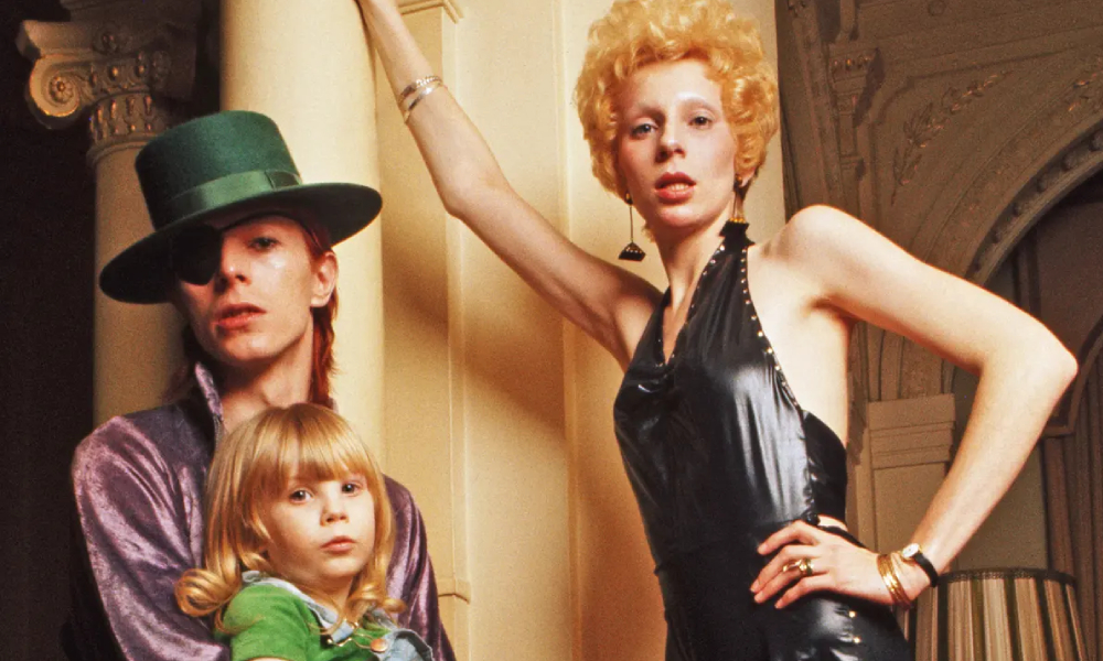 David, Duncan y Angie Bowie