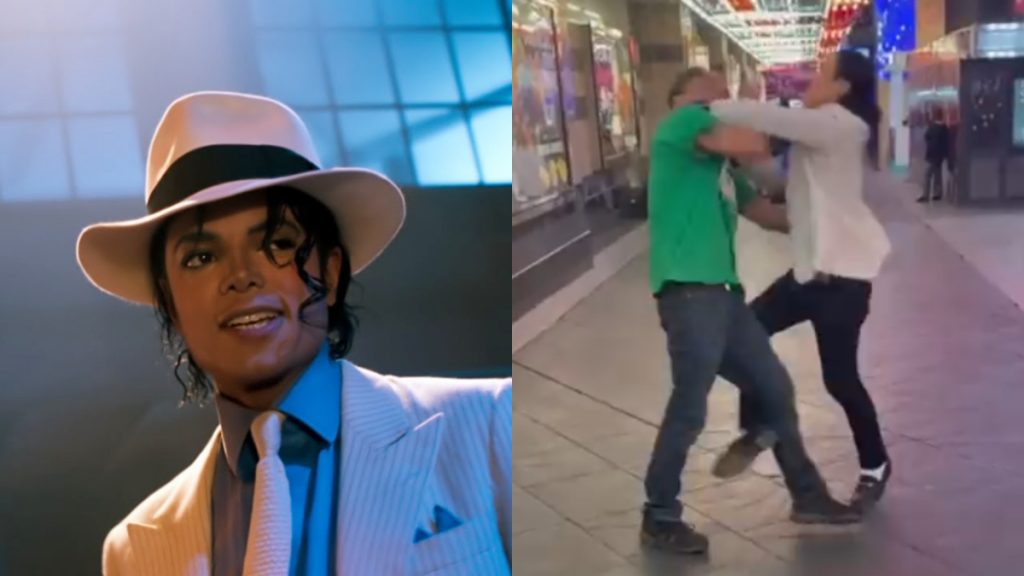 Doble De Michael Jackson Pelea