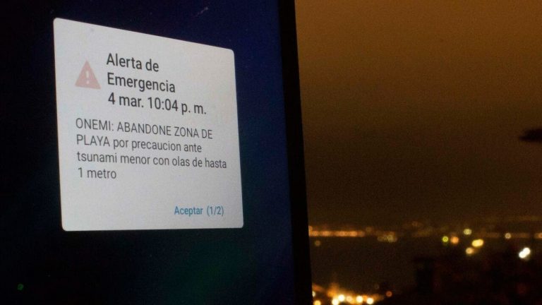 Onemi Alerta Celulares