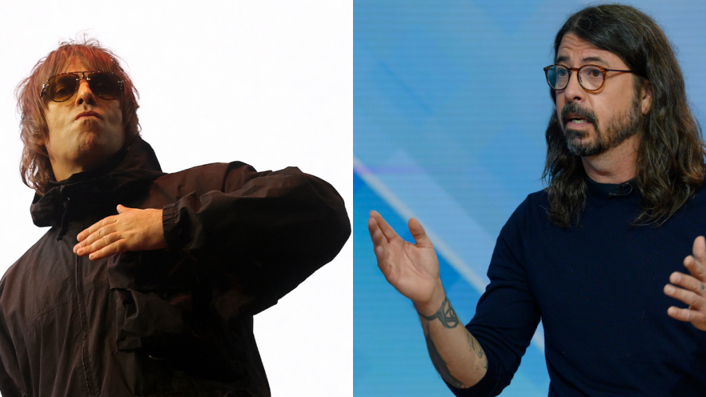 Liam Gallagher Dave Grohl