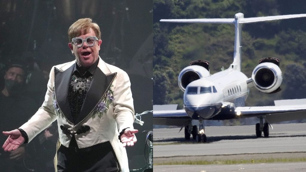 Elton John avión