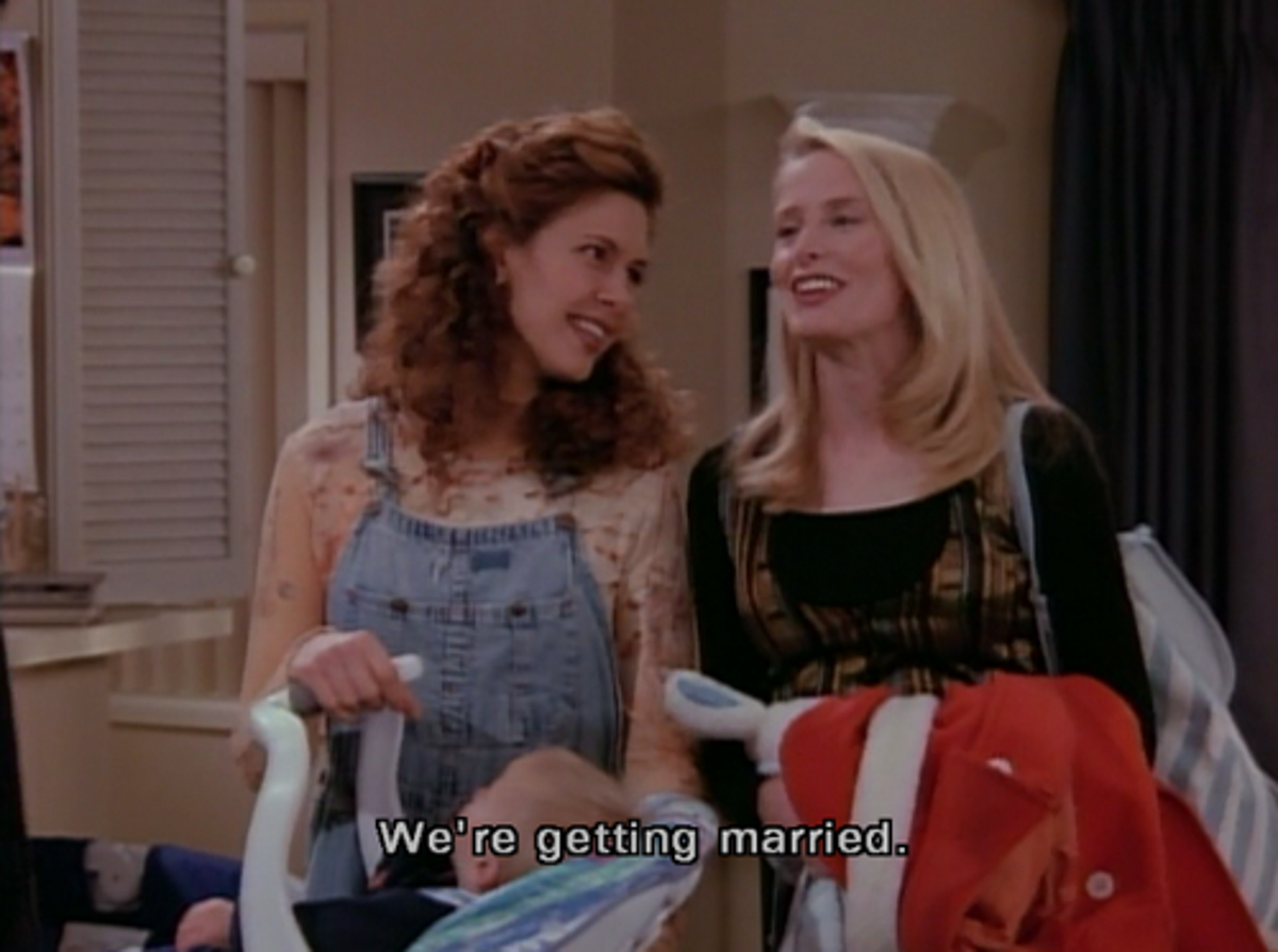 Carol y Susan en Friends