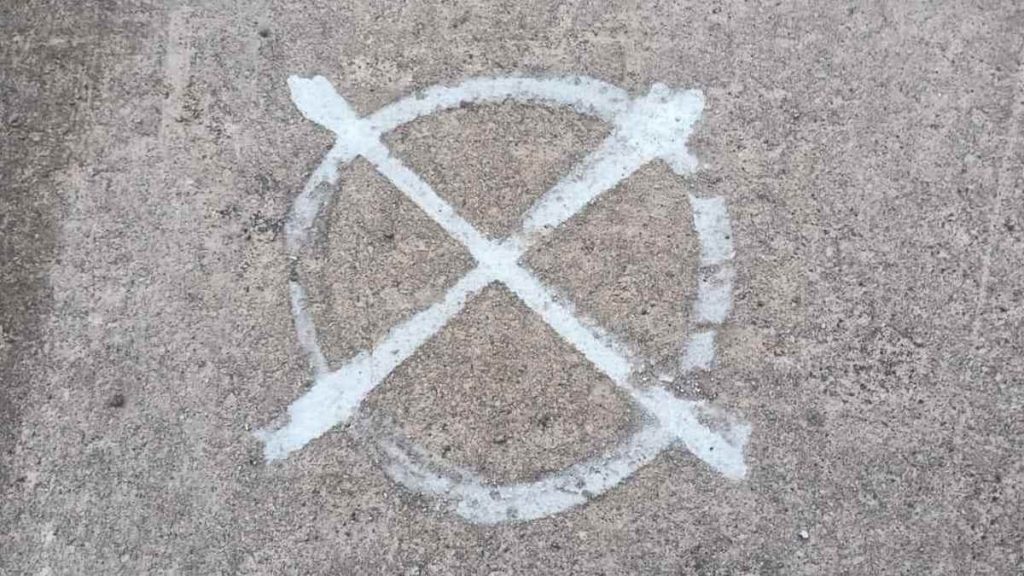 Marca Rusa Ucrania Carreteras