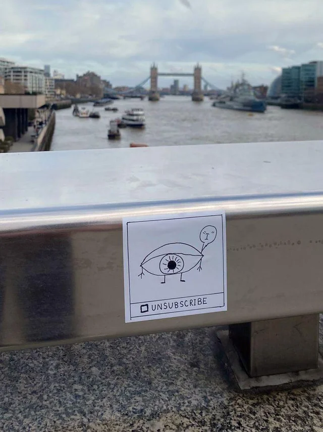 Sticker en Londres