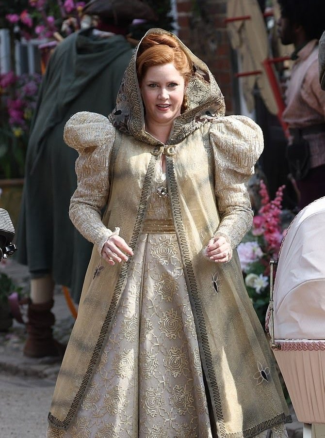 Amy Adams grabando Desencantada