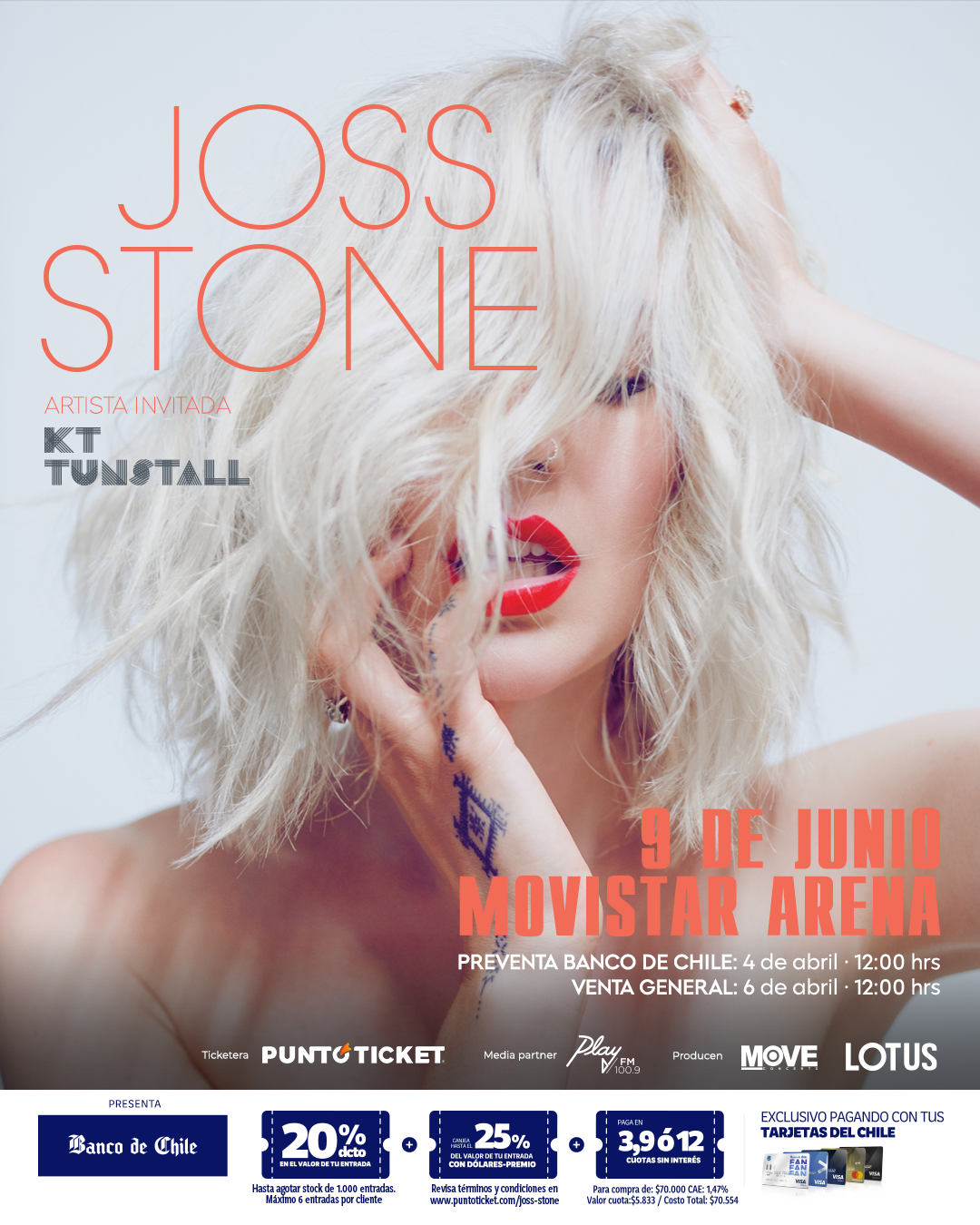 Joss Stone y KT Tunstall en Chile