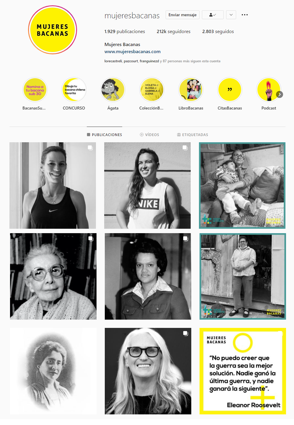 MujeresbacanasInstagram