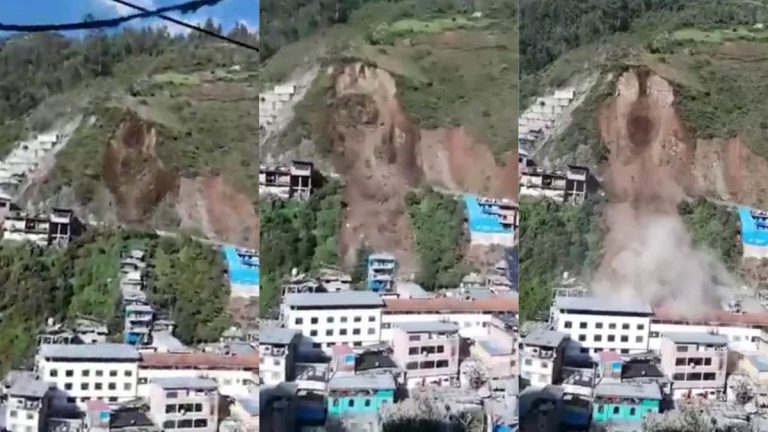 Derrumbe De Cerro En Peru