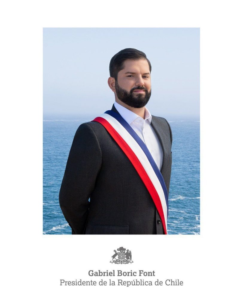 As Es La Primera Foto Oficial De Gabriel Boric Como Presidente De As Es La Primera Foto Oficial De Gabriel Boric Como Presidente De