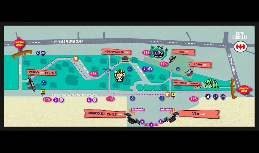 Lollapalooza Chile 2022 Pulsera Retiro