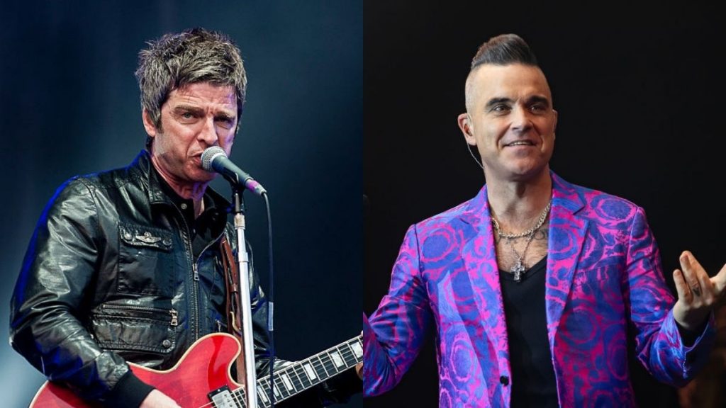 Noel Gallagher Robbie Williams