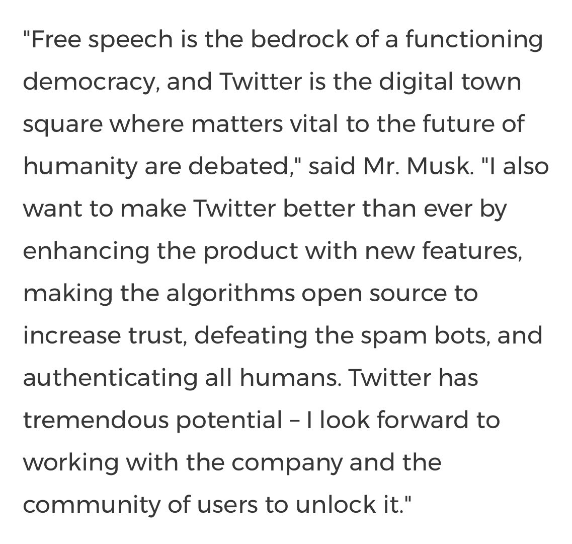 Mensaje de Elon Musk