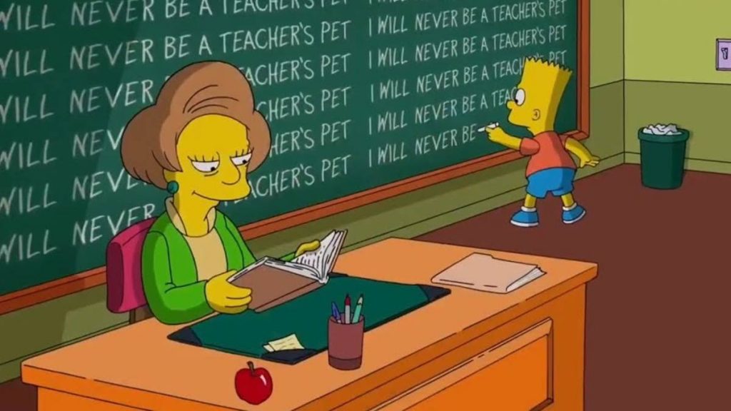 Edna Krabappel Los Simpson