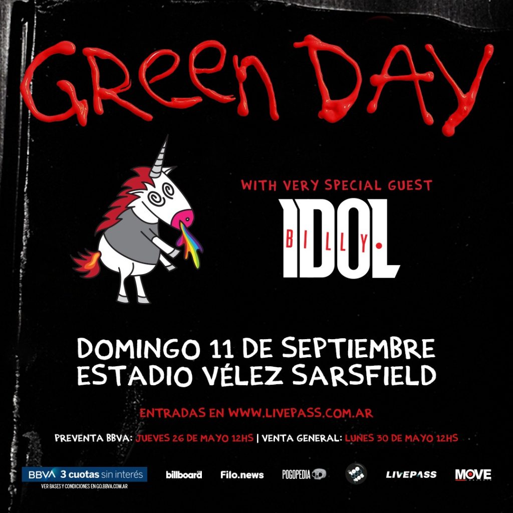 Green Day concierto en Chile