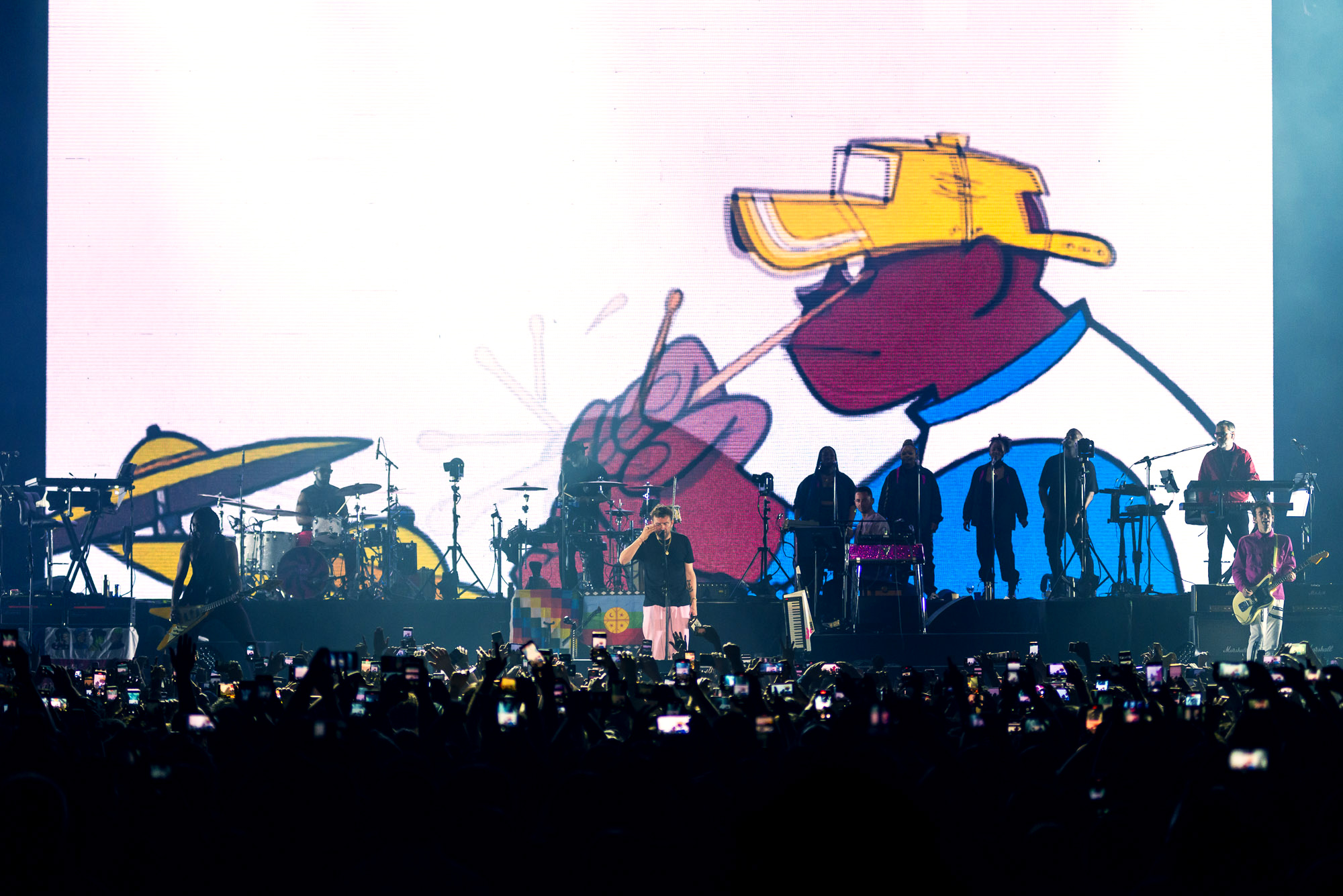 Gorillaz en Chile, Jaime Valenzuela 