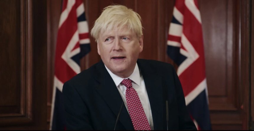 Kenneth Branah como Boris Johnson