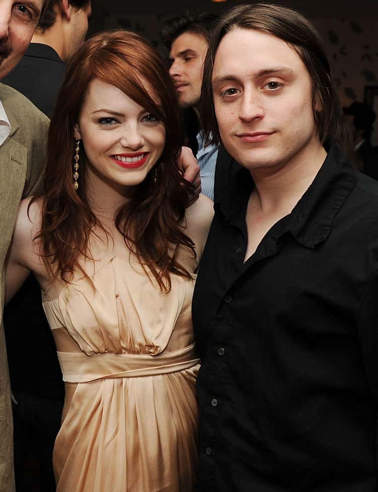 Emma Stone y Kieran Culkin hace 10 años
