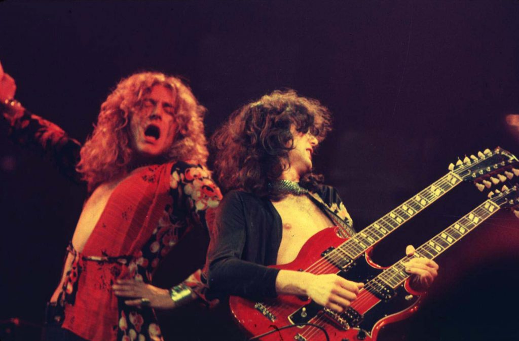 Led Zeppelin In Concert At Chicago Stadium   1 20 1975