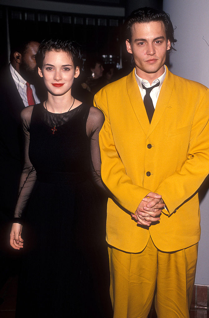 Winona Ryder y Johnny Depp