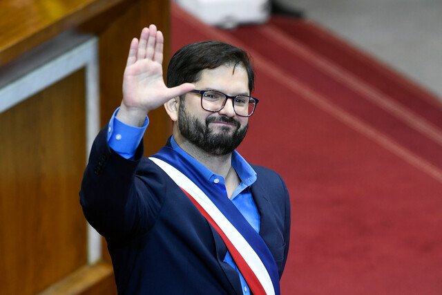 Gabriel Boric en la Cuenta Pública 2022