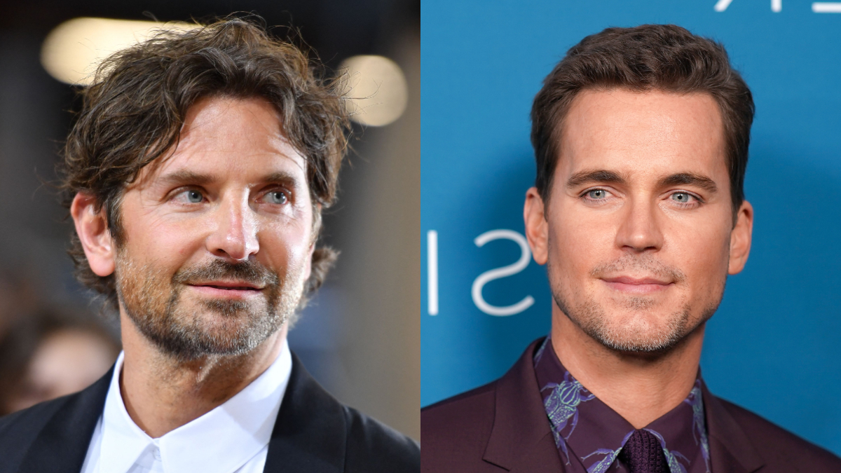 Bradley Cooper y Matt Bomer se besan en rodaje de la película Maestro