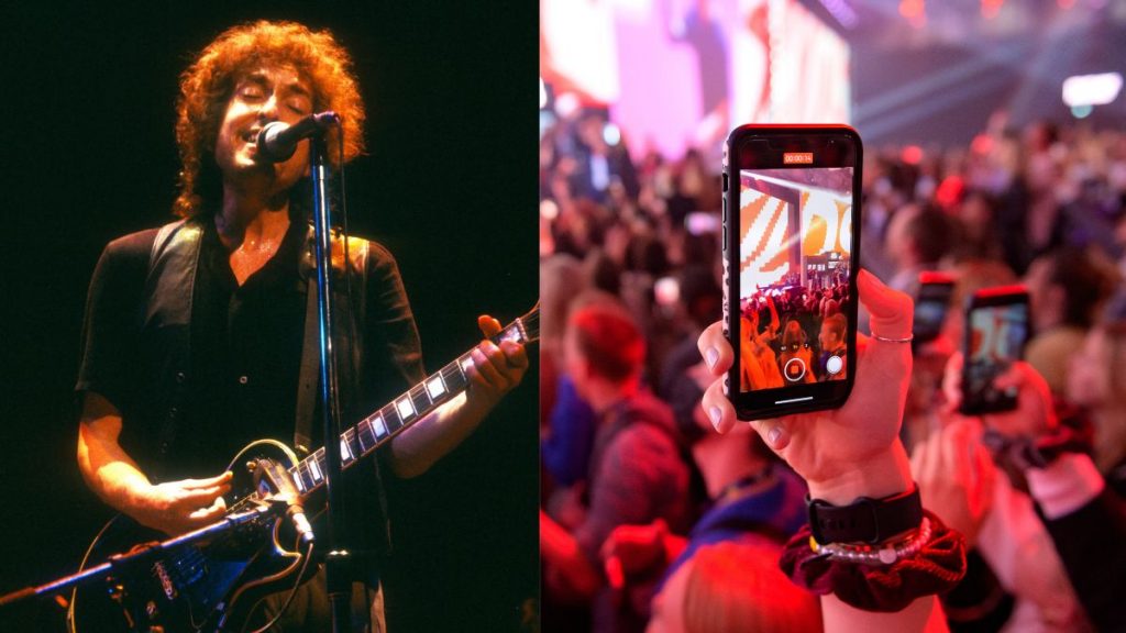 Bob Dylan dice no a los celulares