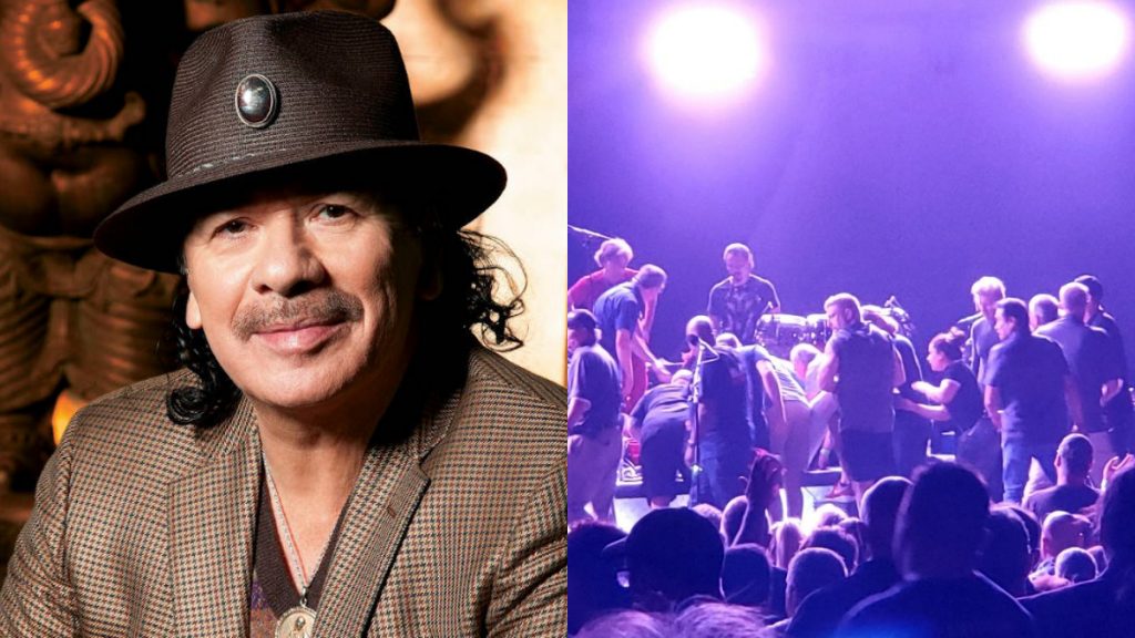 carlos santana desmayo