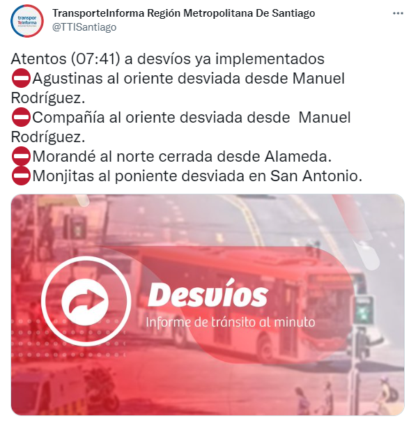 cierre de calles convención constitucional