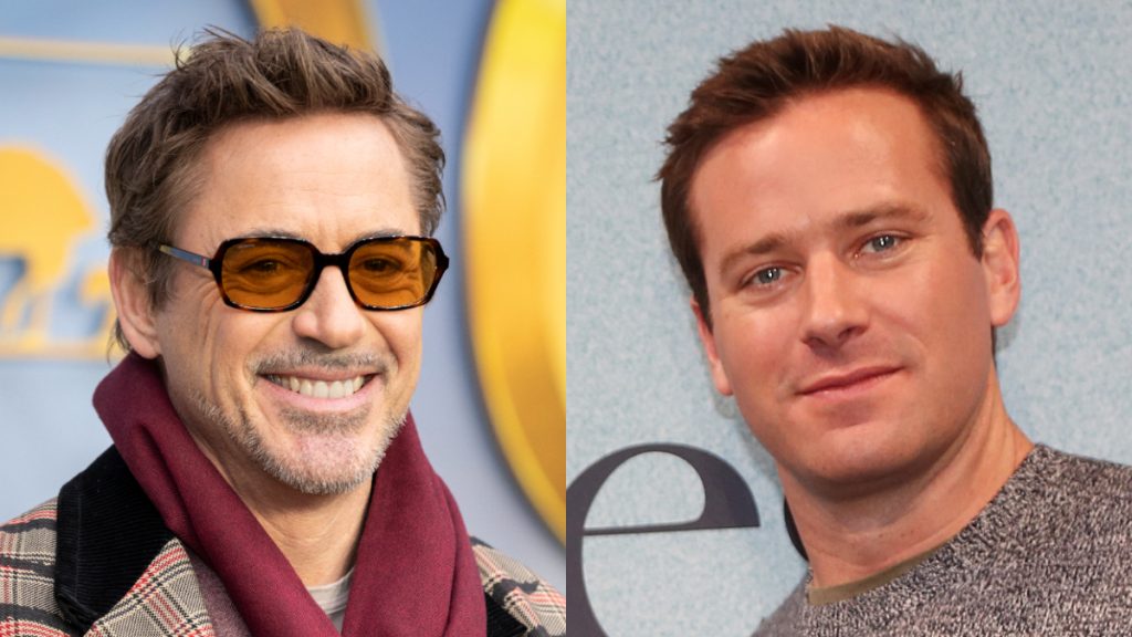 robert downey jr armie hammer