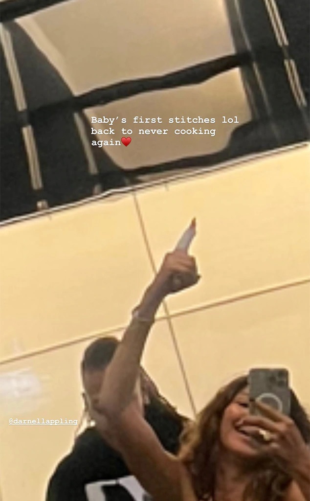 zendaya cocina dedo cortado