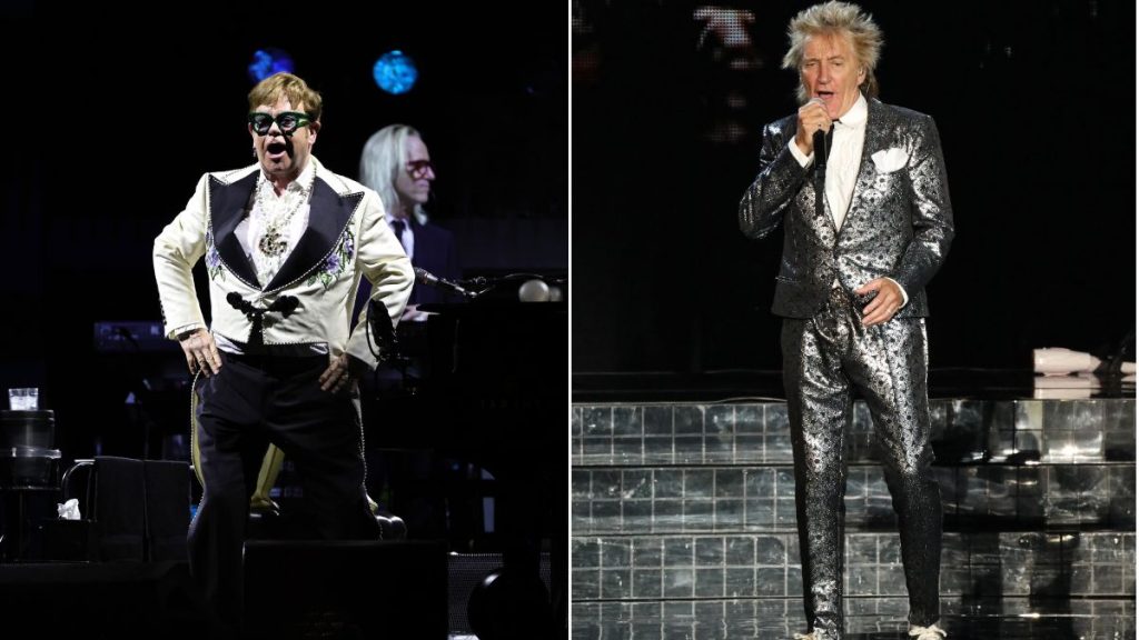Rod Stewart y Elton John