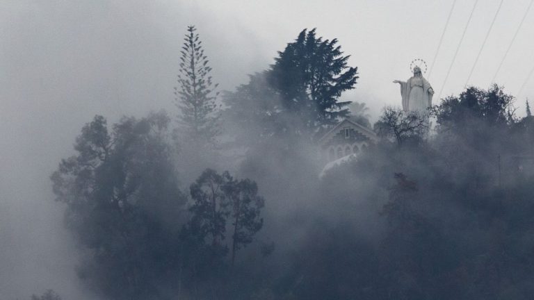 Lluvia en Santiago