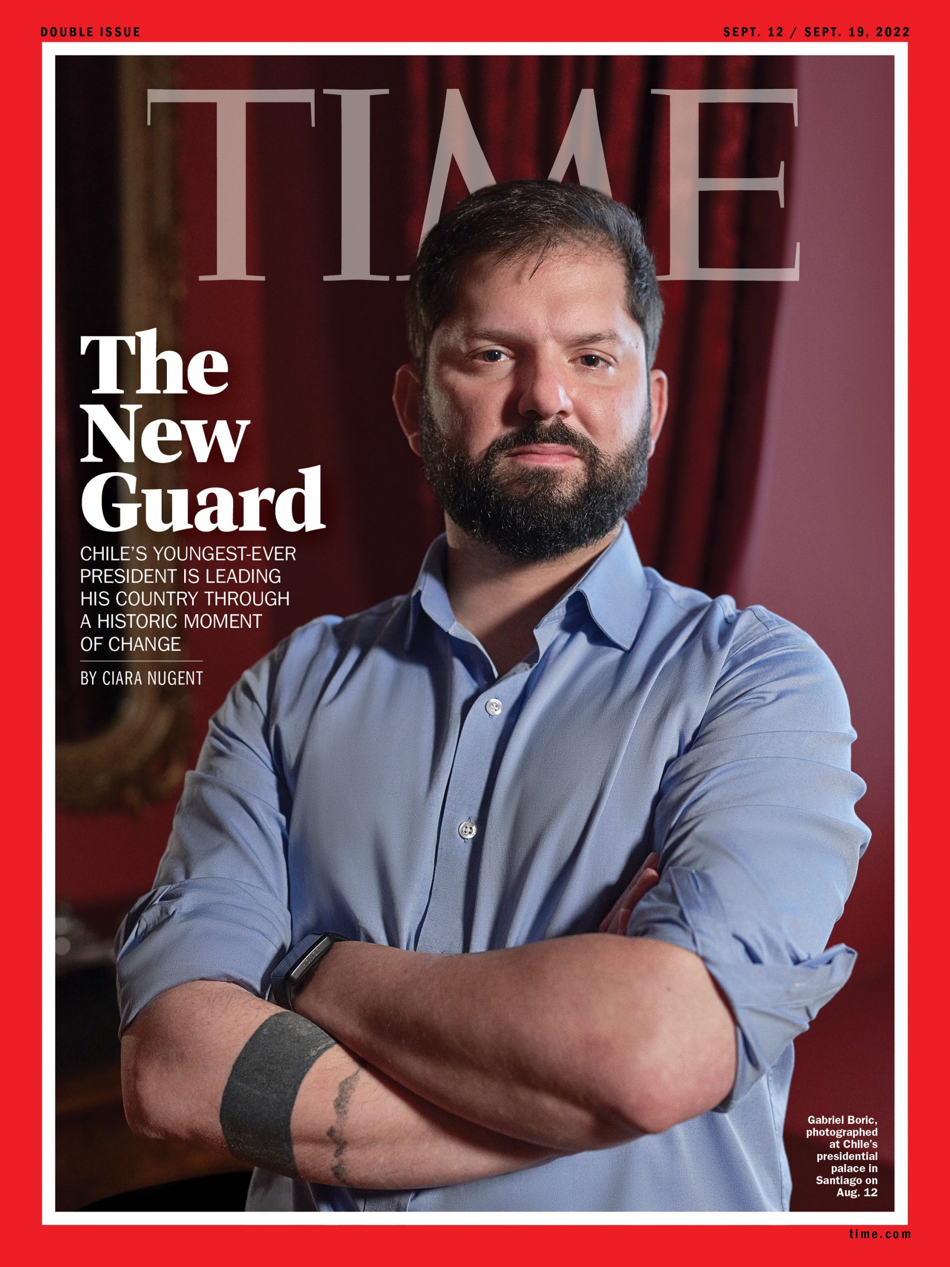 Gabriel Boric para la revista Time