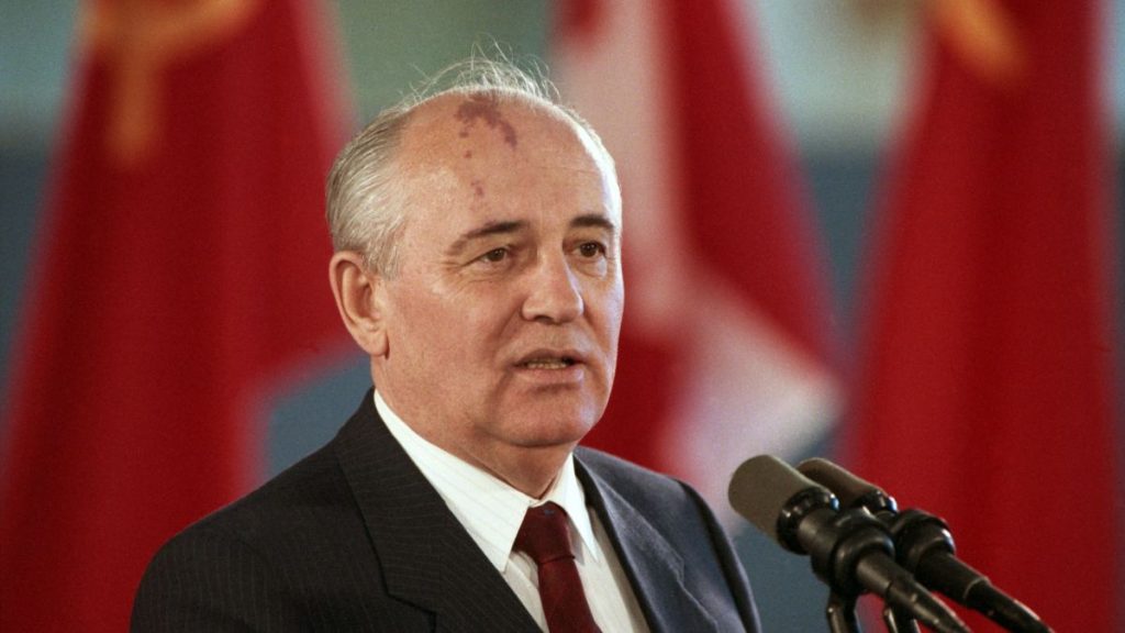qué tiene gorbachov en la cabeza