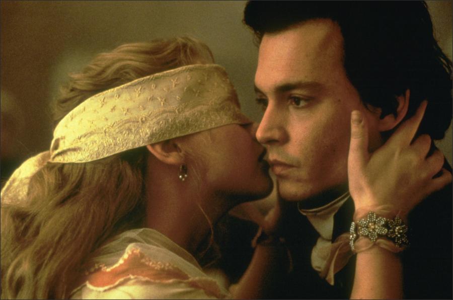 Christina Ricci y Johnny Depp en Sleepy Hollow
