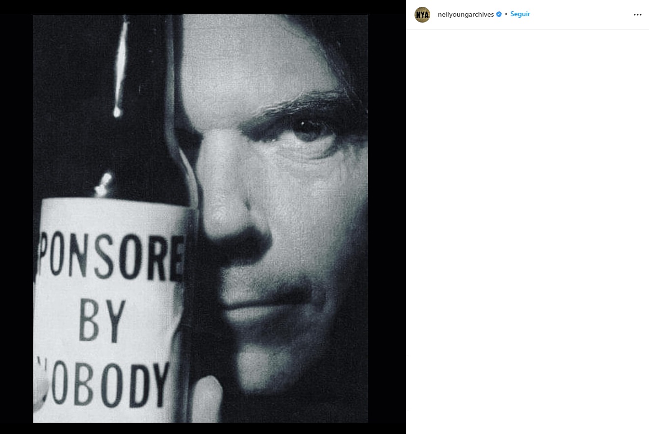 Neil Young en Instagram