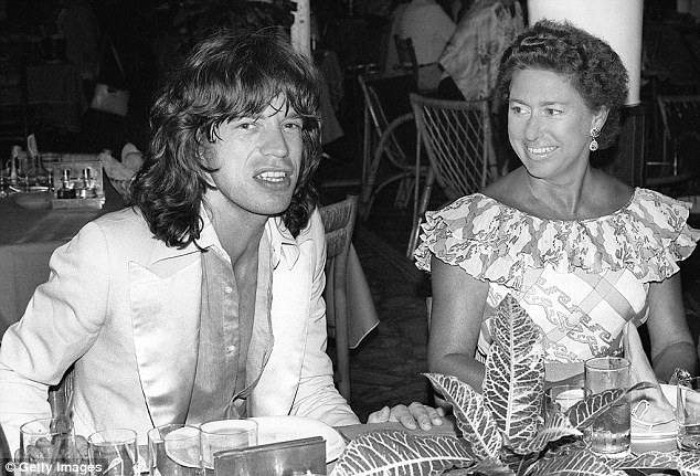 Mick Jagger y la Princesa Margarita